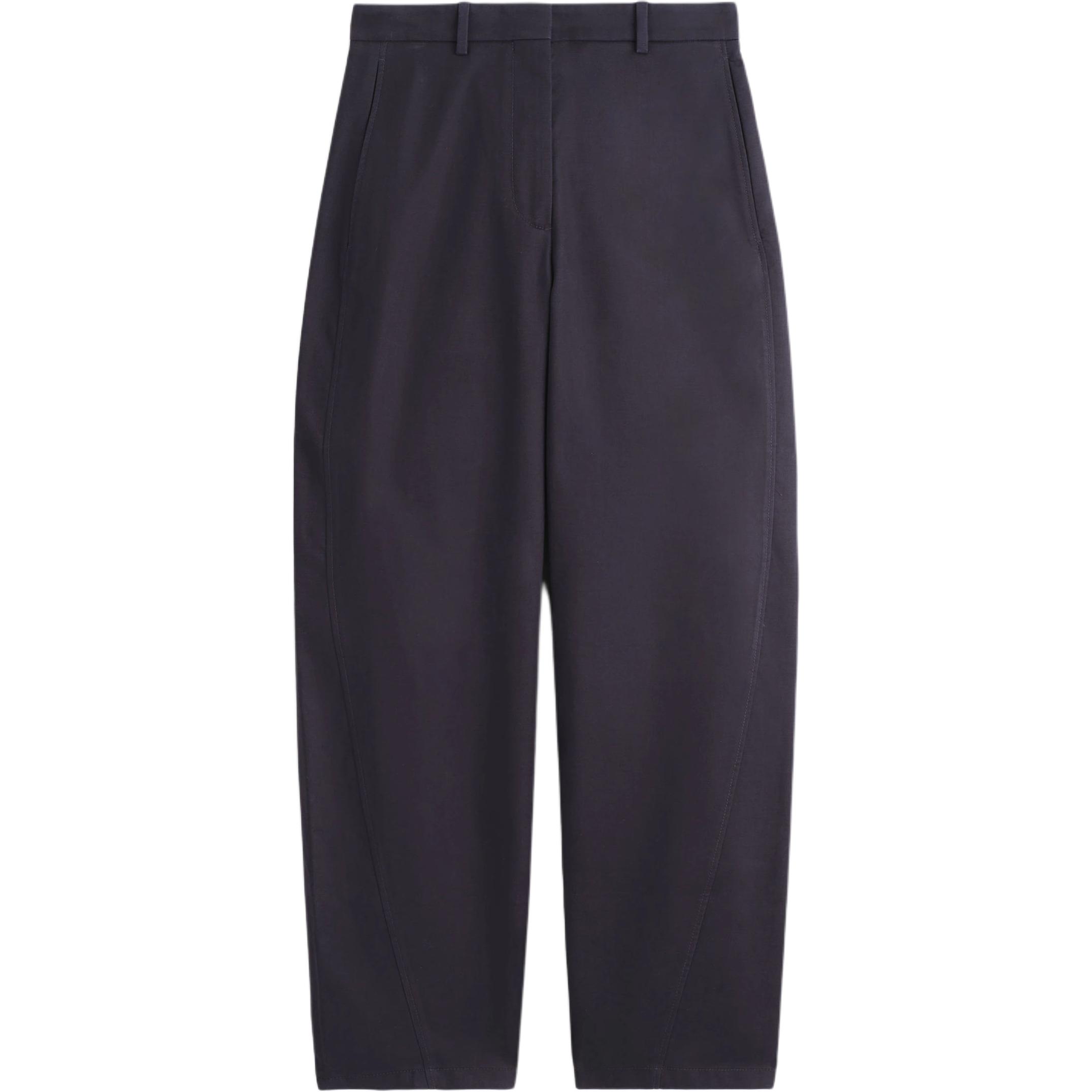 

COS Женские повседневные брюки темно-синего цвета