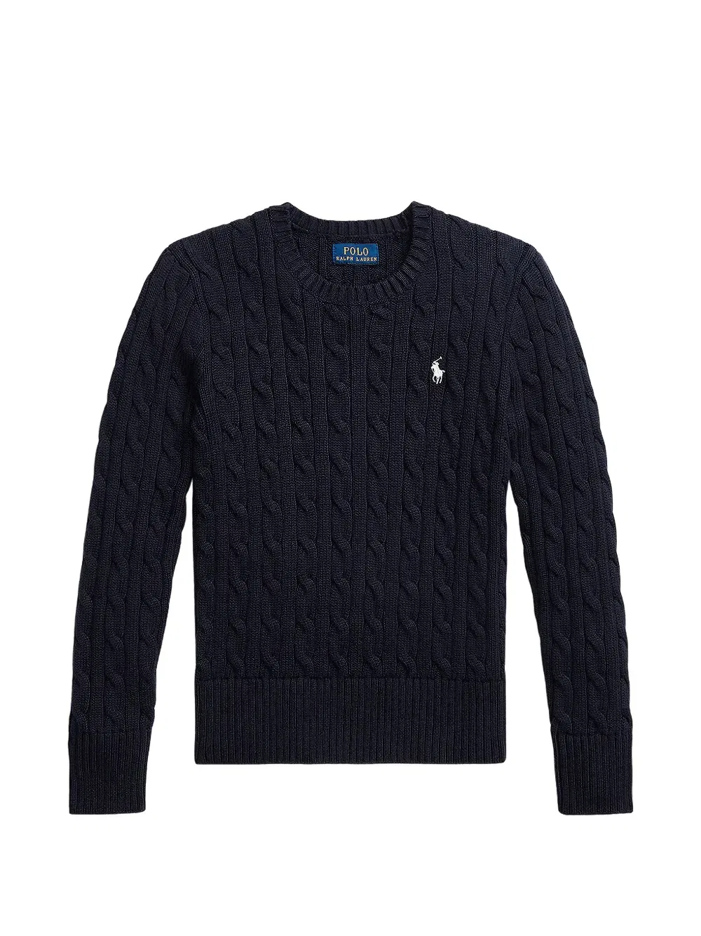Свитер крупной вязки Polo Ralph Lauren Kids, синий
