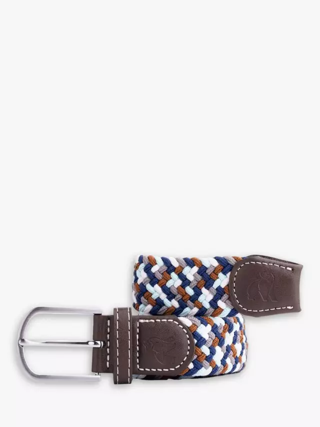 

Ремень Swole Panda Abstract Recycled Woven, цвет navy/grey/brown