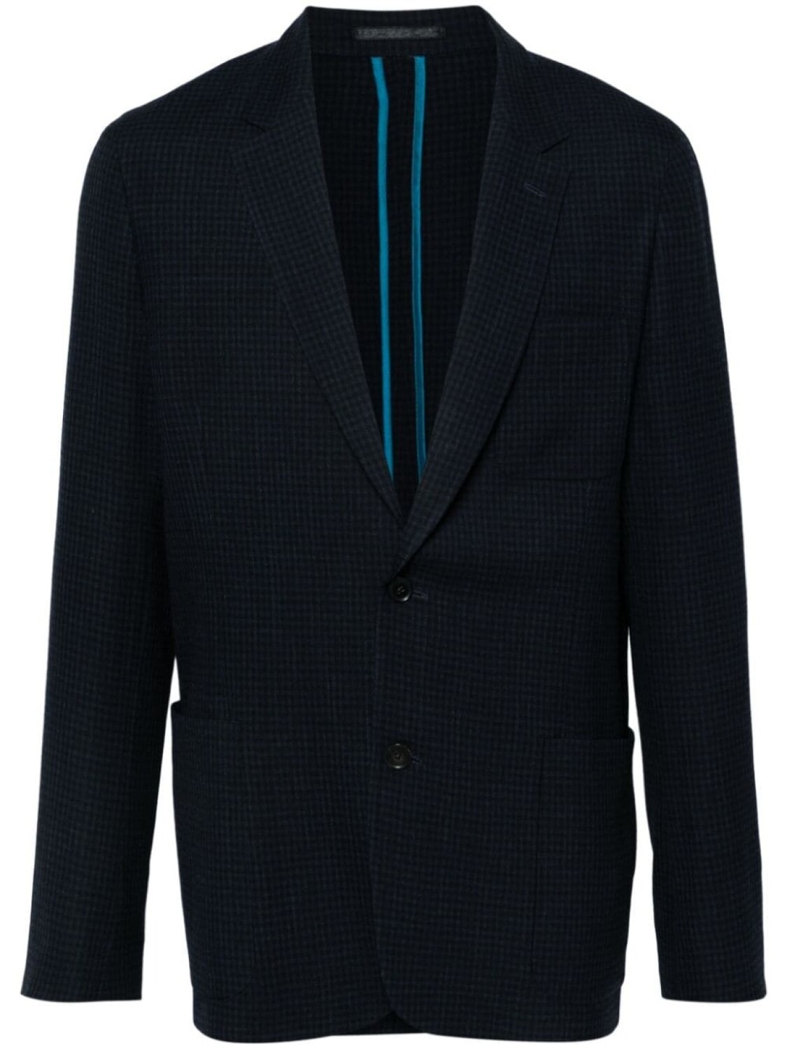 

Paul Smith блейзер в клетку, черный