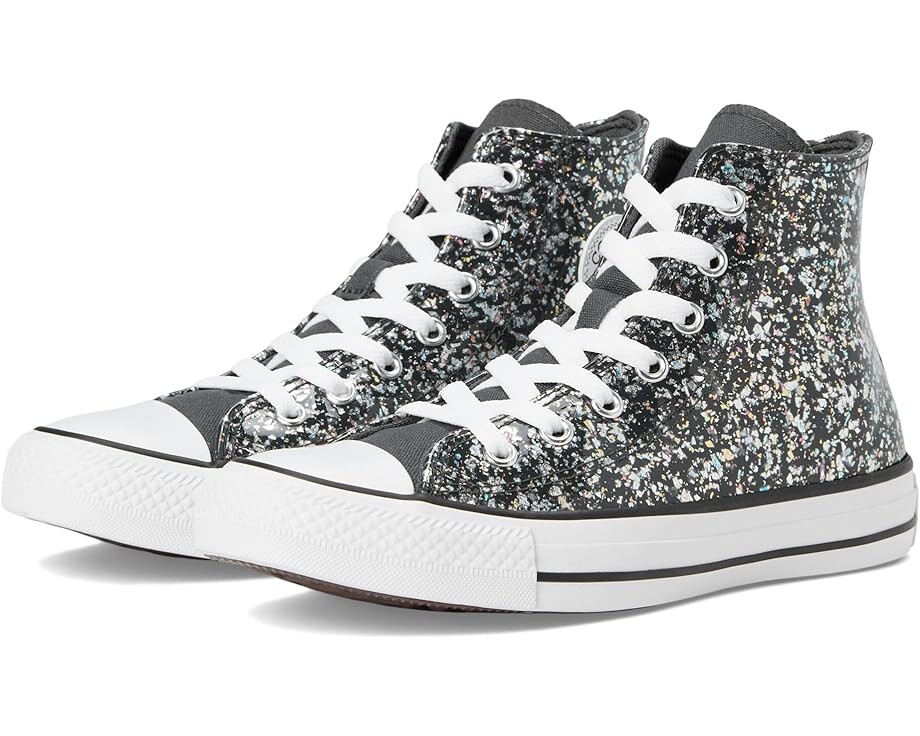 

Кроссовки Converse Kids Chuck Taylor All Star Glitter, цвет Dark Matter/White/Black