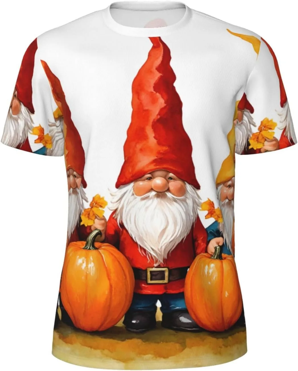 

Футболка мужская летняя с принтом гнома, легкая и дышащая SDFHU