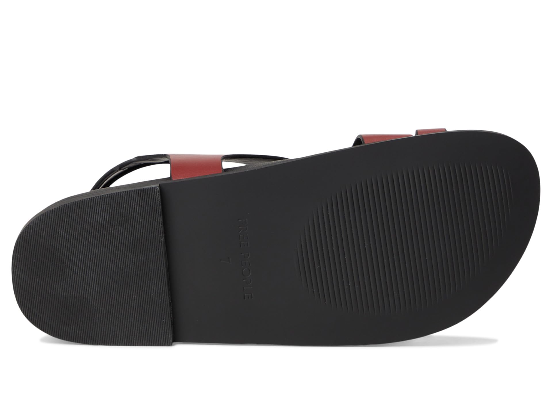 Сандалии Free People Anya Criss-Cross Footbed Sandals, Hickory — фото 3