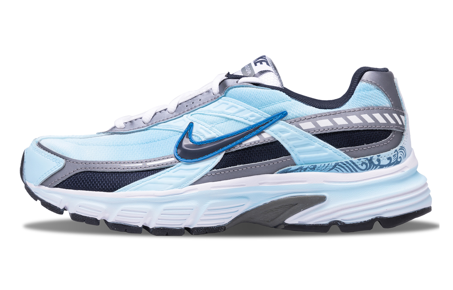 

Nike Инициатор амортизация низкие повседневные городские кроссовки для бега мужские blue white