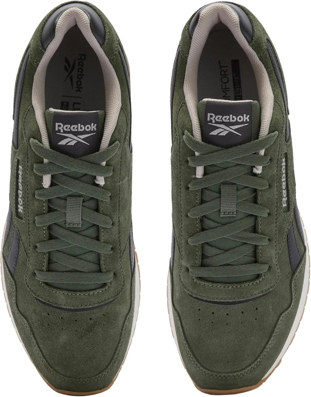 Мужские кроссовки/спортивная обувь Reebok, черный/зеленый/серый — фото 4