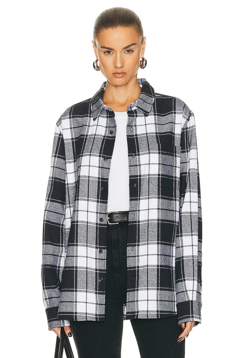 

Рубашка Wao The Flannel, цвет black & white