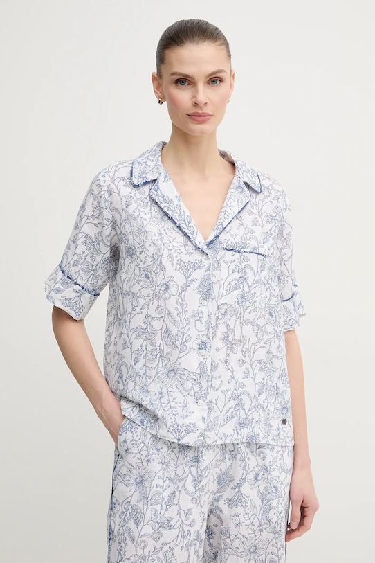 

Льняная рубашка DORIS Pepe Jeans, белый