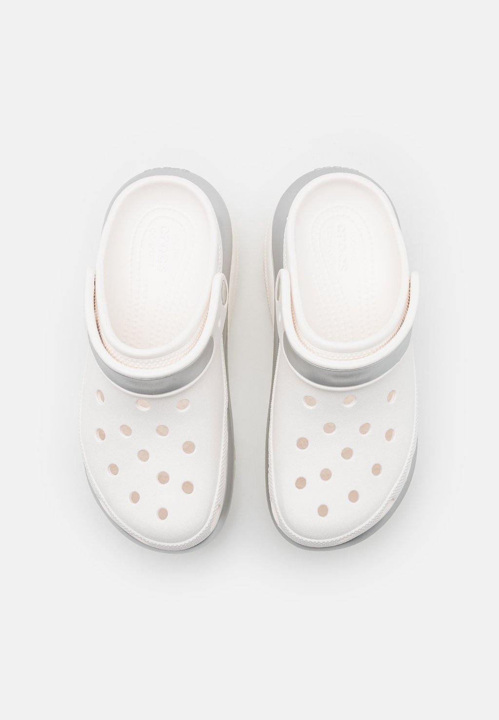 Шлепанцы MEGA CRUSH METALLIC UNISEX Crocs, белый