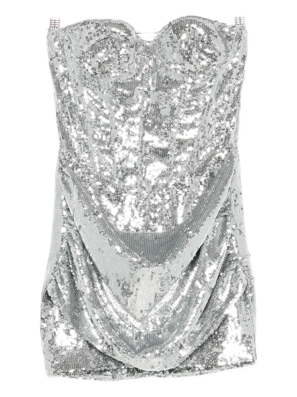 

Мини-платье Pamela с пайетками The New Arrivals Ilkyaz Ozel, серебристый