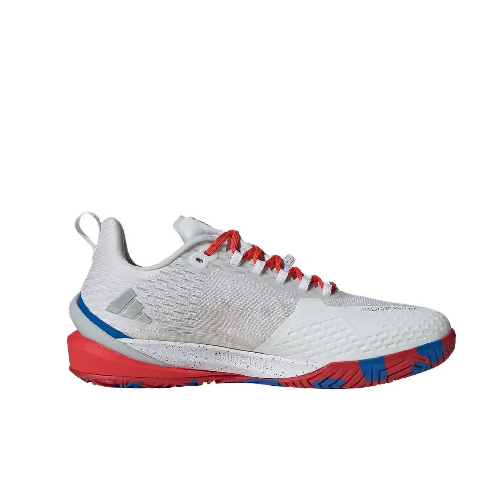 Кроссовки adidas Adizero Cybersonic 'White Blue Bright Red', красный — фото 2