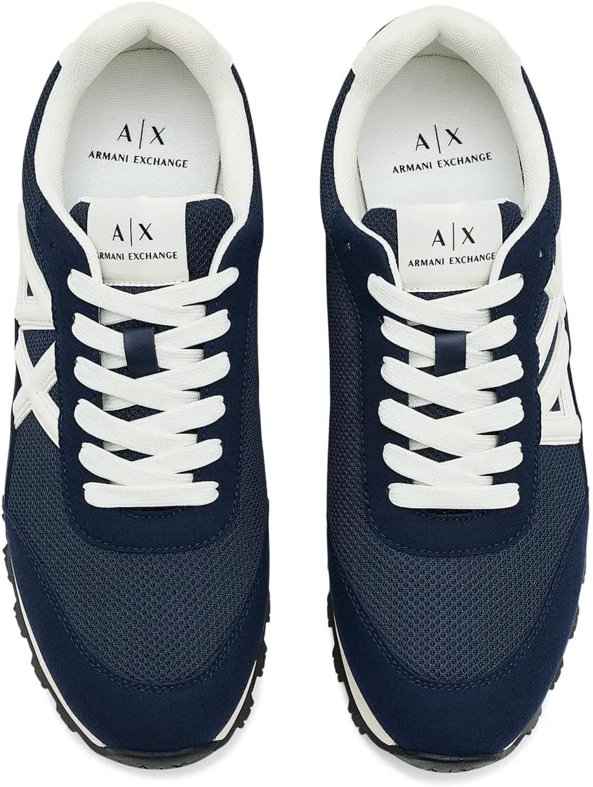Мужские кроссовки Armani Exchange Drop, темно-синий — фото 2