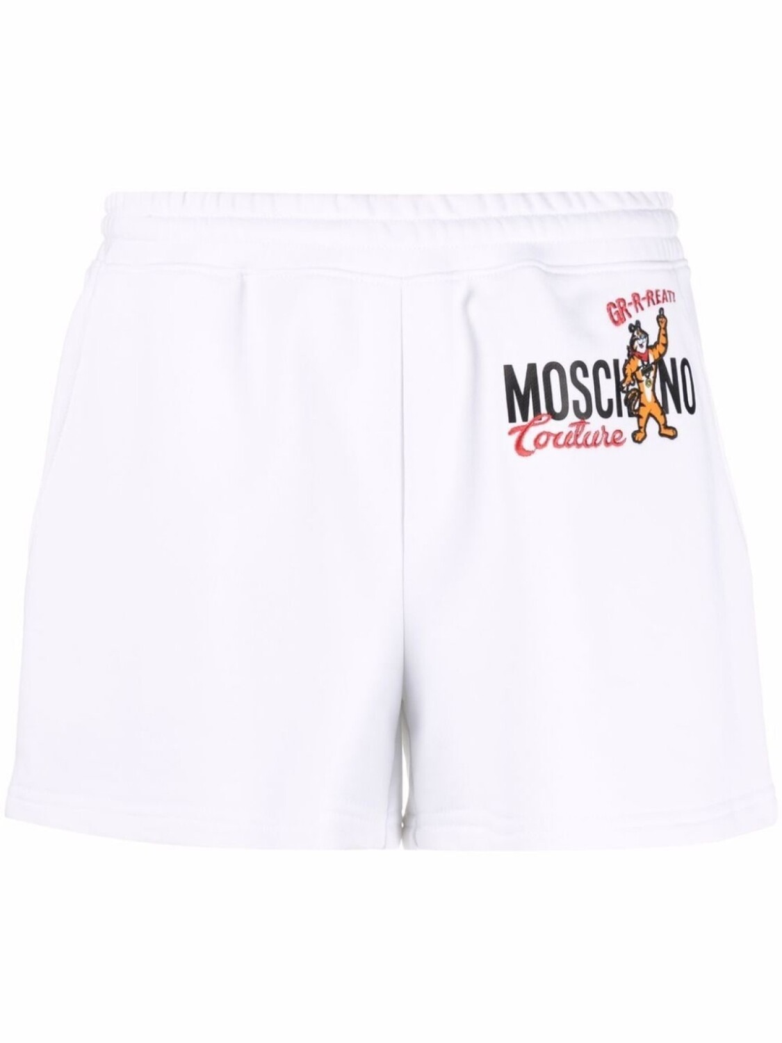 

Moschino спортивные шорты с логотипом, белый