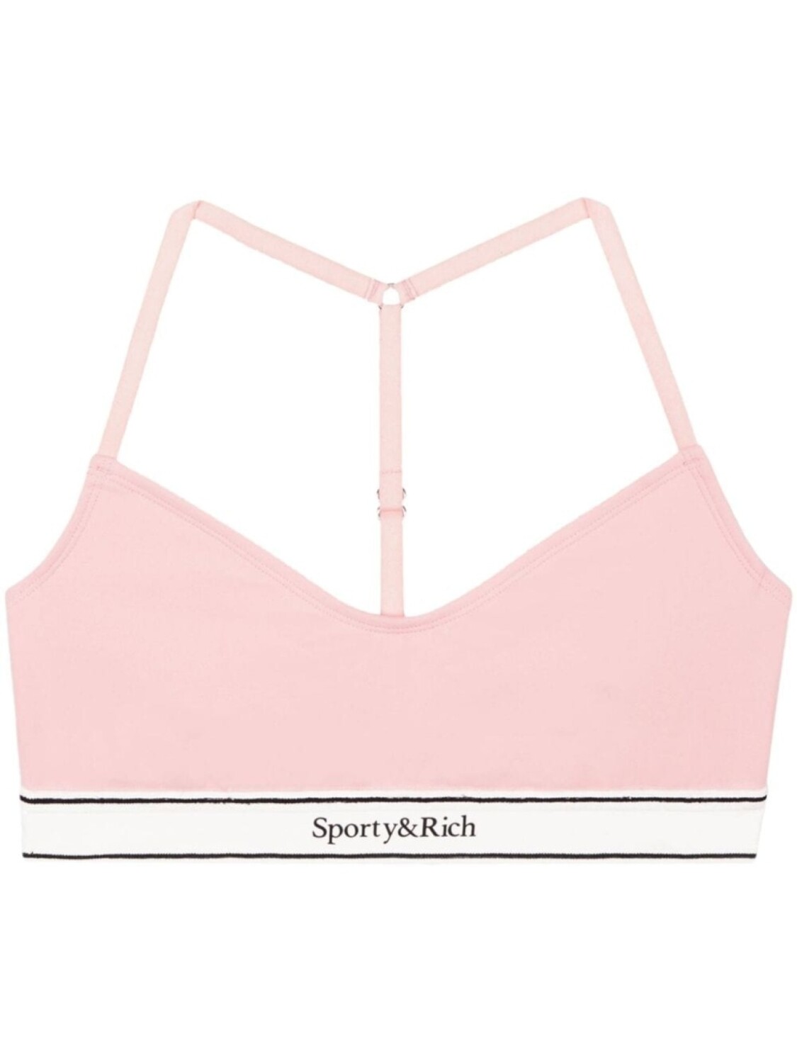

Sporty & Rich спортивный бюстгальтер Serif Logo, розовый