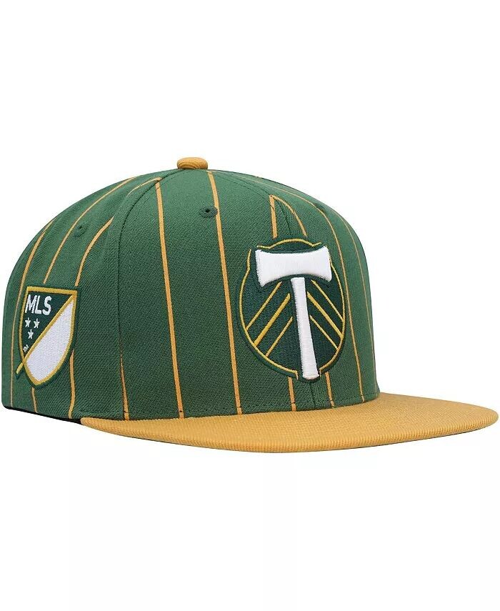 

Мужская зеленая бейсболка с булавкой Portland Timbers Team Snapback Mitchell & Ness, зеленый