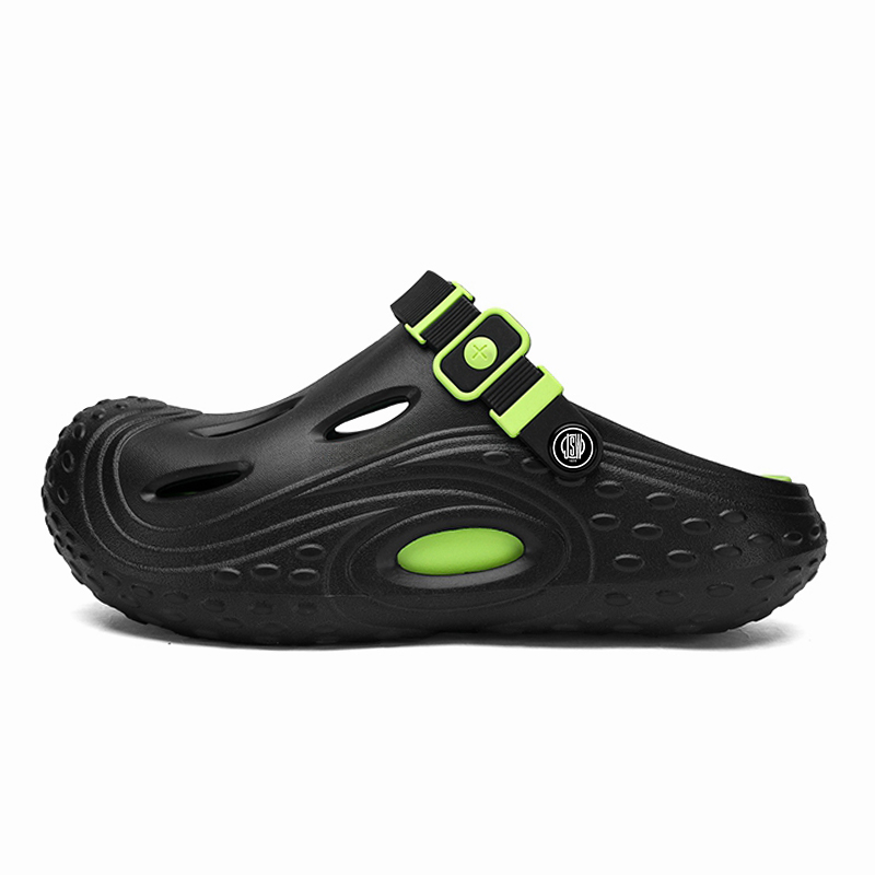 

JEANSWEST Клоги мужские черно-зеленые, цвет Black Green