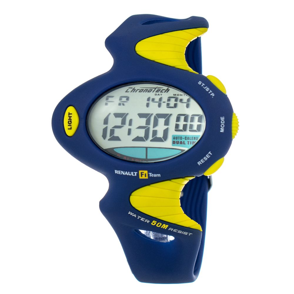 

Синие резиновые часы Chronotech, Blue