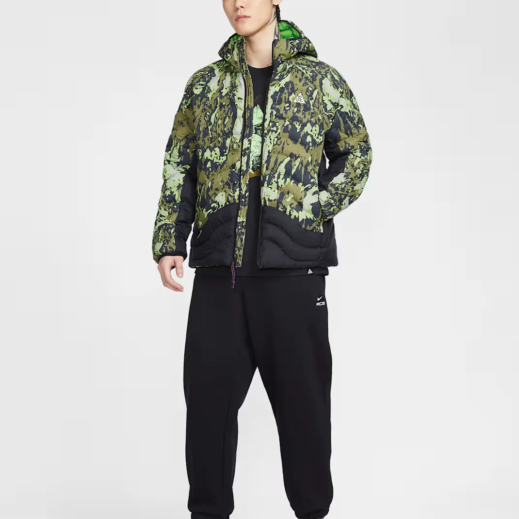 Куртка Lava Flow Nike, Preppy Gray/Black/Mint Green/Peak White — фото 3