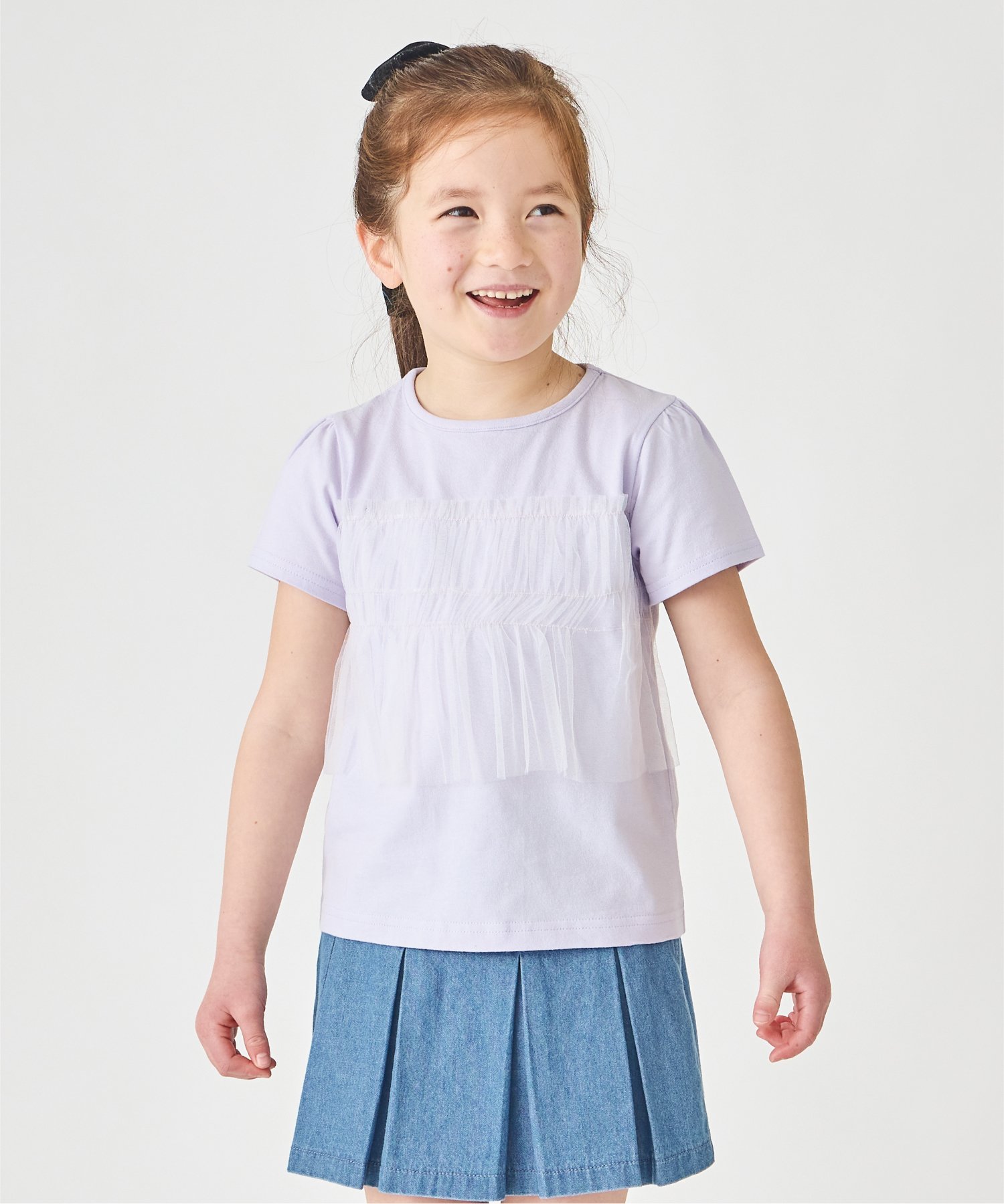 Шифоновая футболка Ever Closet, Lavender