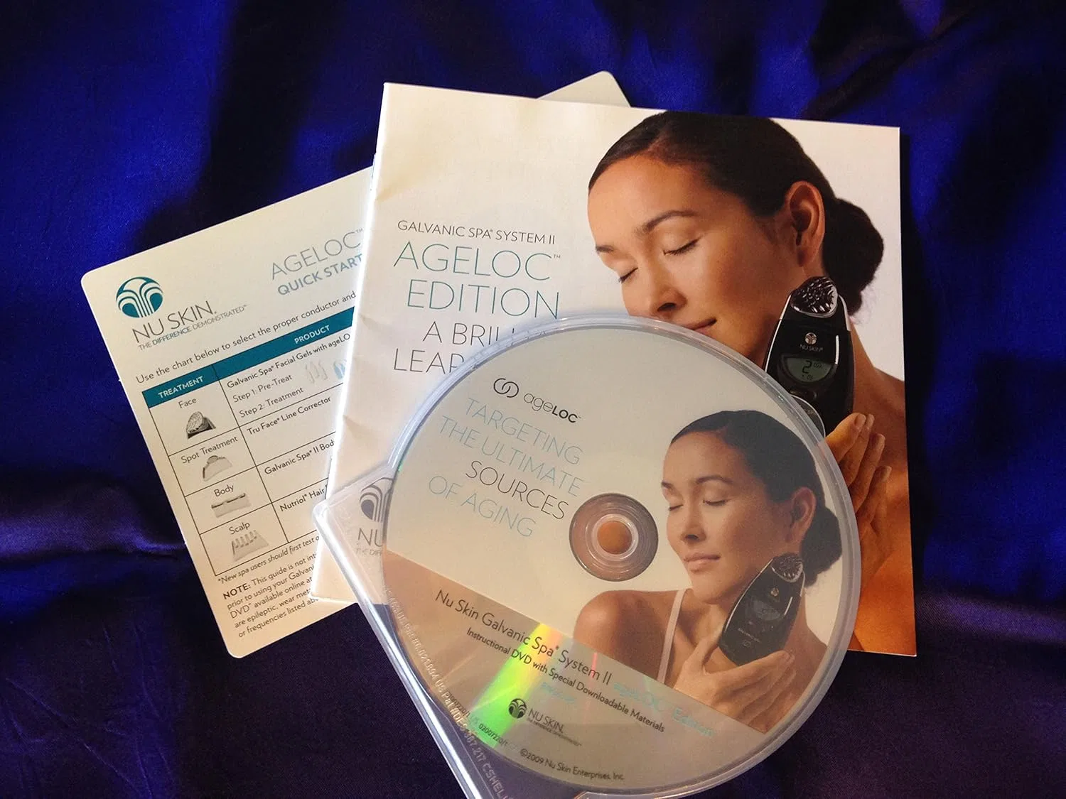 Набор для лица Galvanic Face Spa Nu Skin, 2 флакона геля, 150 мл, белый — фото 4