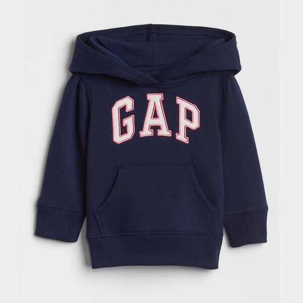 

Толстовка с капюшоном и нашивкой-логотипом Gap, синий