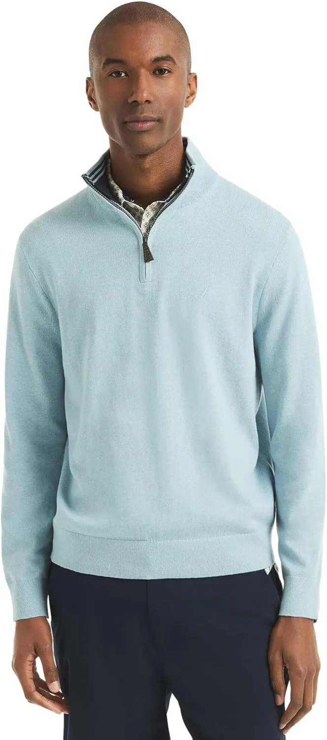 

Nautica мужской свитер Navtech с застежкой на четверть