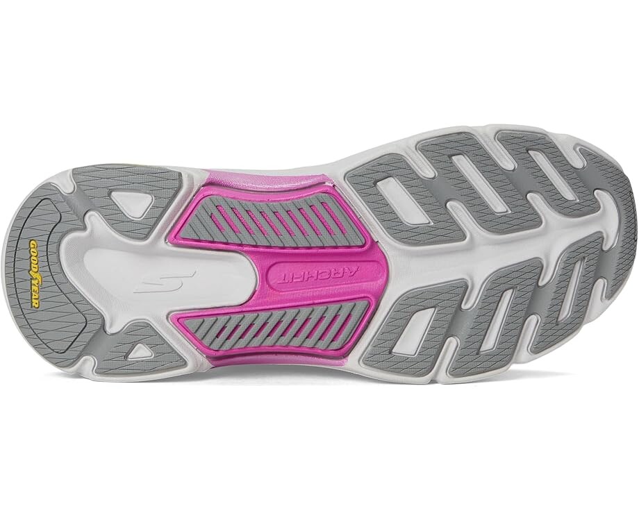 Кроссовки SKECHERS Max Cushioning Arch Fit 2.0 Cambridge Hands Free Slip-Ins, цвет Gray/Pink — фото 3