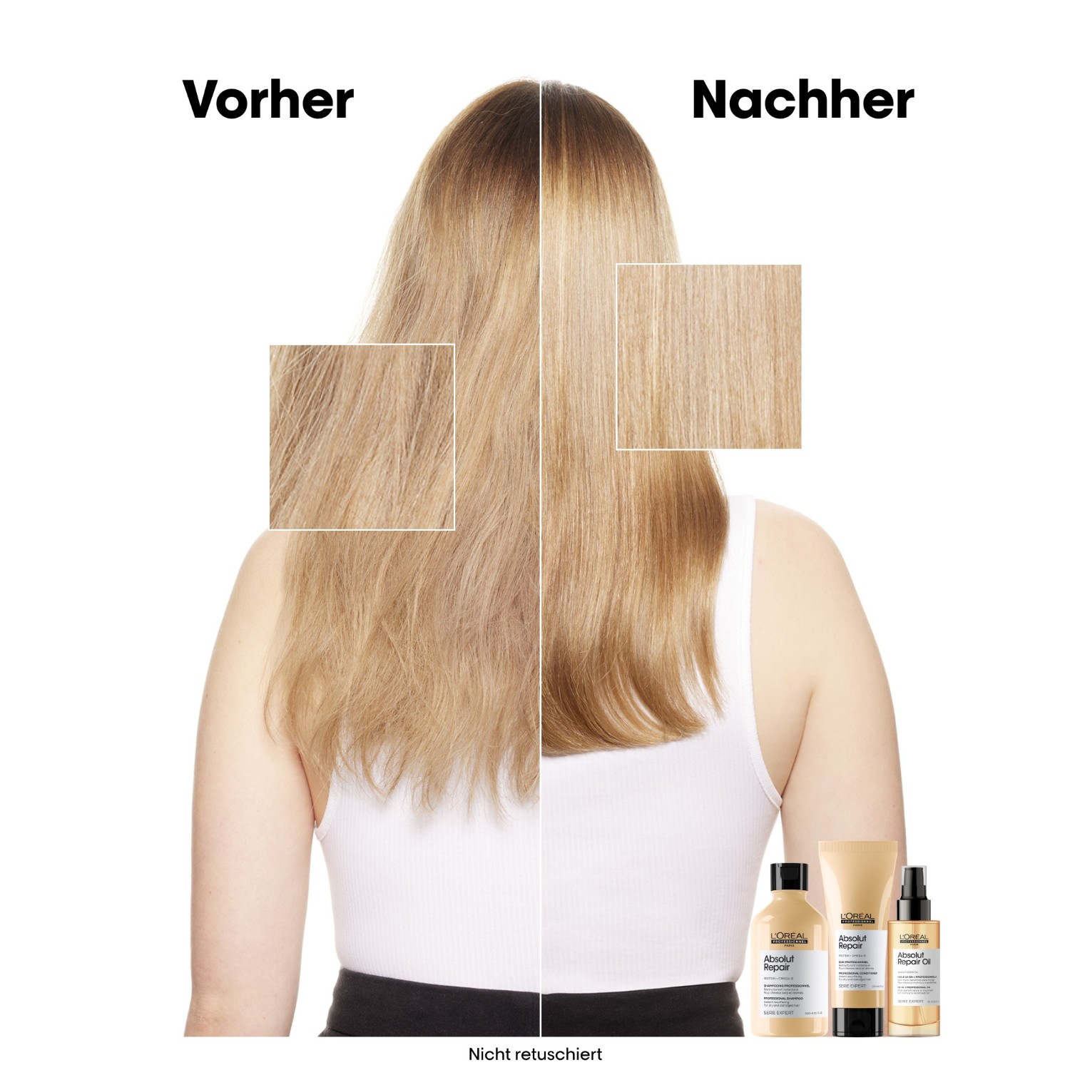 Маска для волос serie expert absolut repair L Oreal Professionnel Paris, объем 250 мл — фото 4
