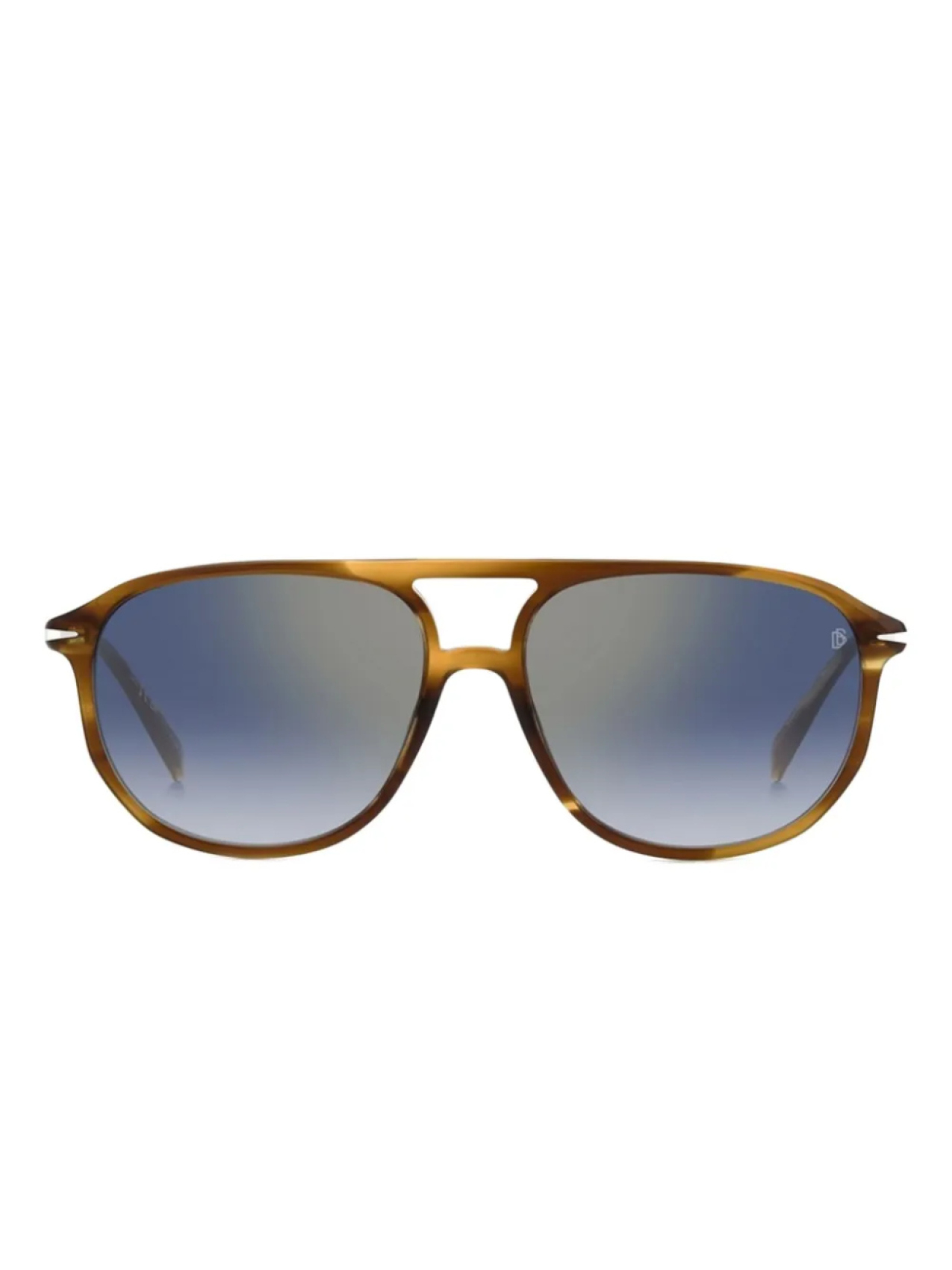 

Солнцезащитные очки-пилоты DAVID BECKHAM EYEWEAR, коричневый