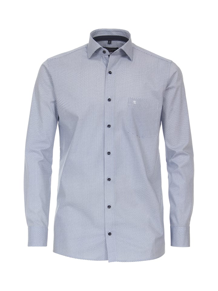 

CASAMODA Деловая рубашка среднего синего цвета