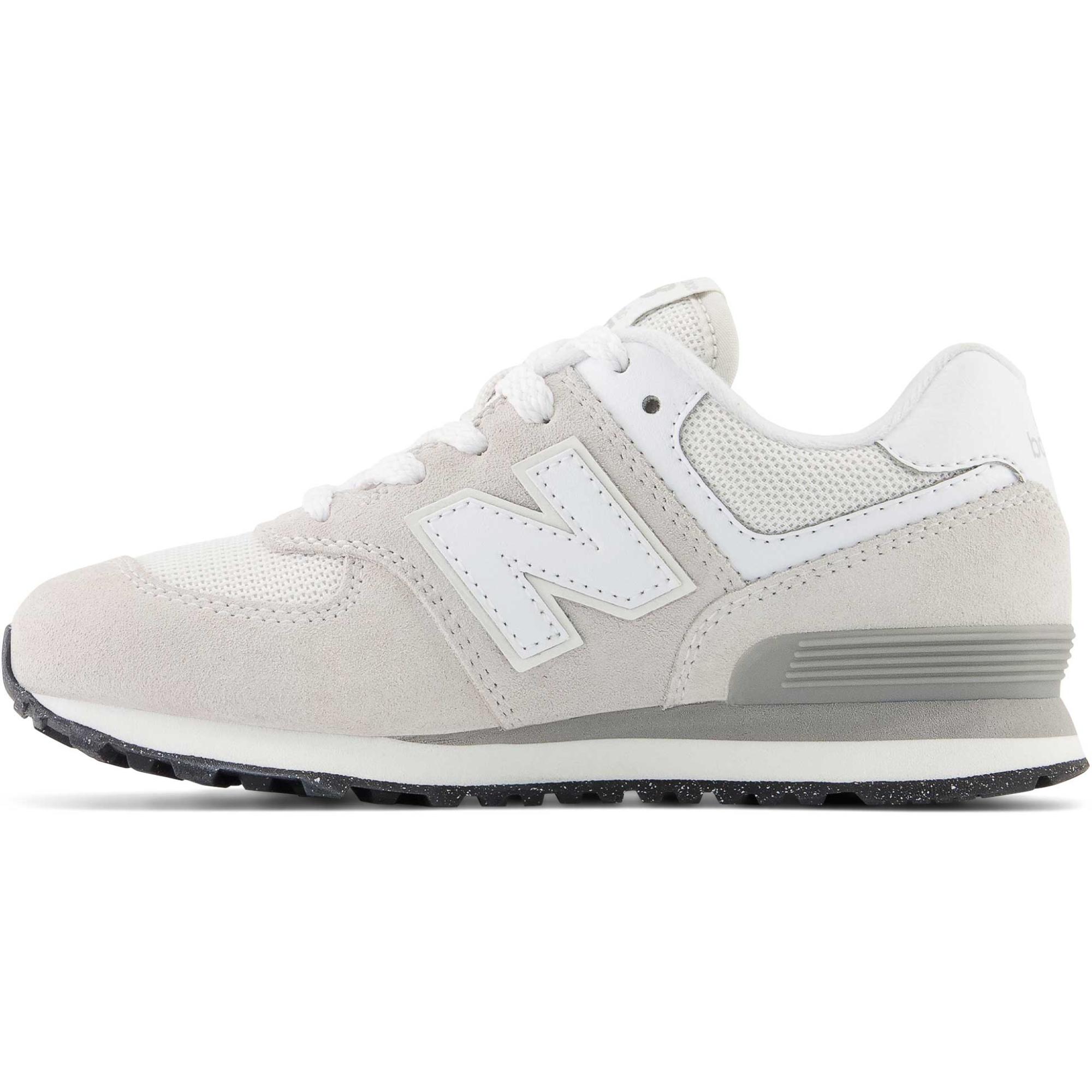 Детские повседневные туфли 574 Core New Balance, Nimbus Cloud/White — фото 3