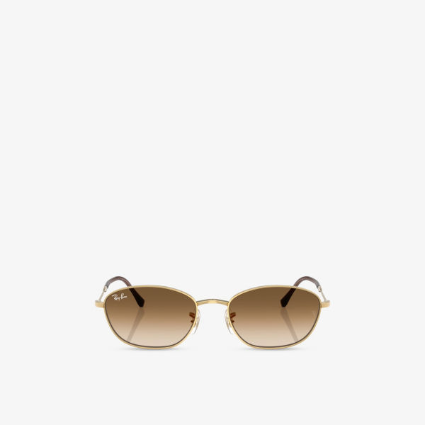 

Rb3749 металлические солнцезащитные очки с асимметричной оправой Ray-Ban, золотой