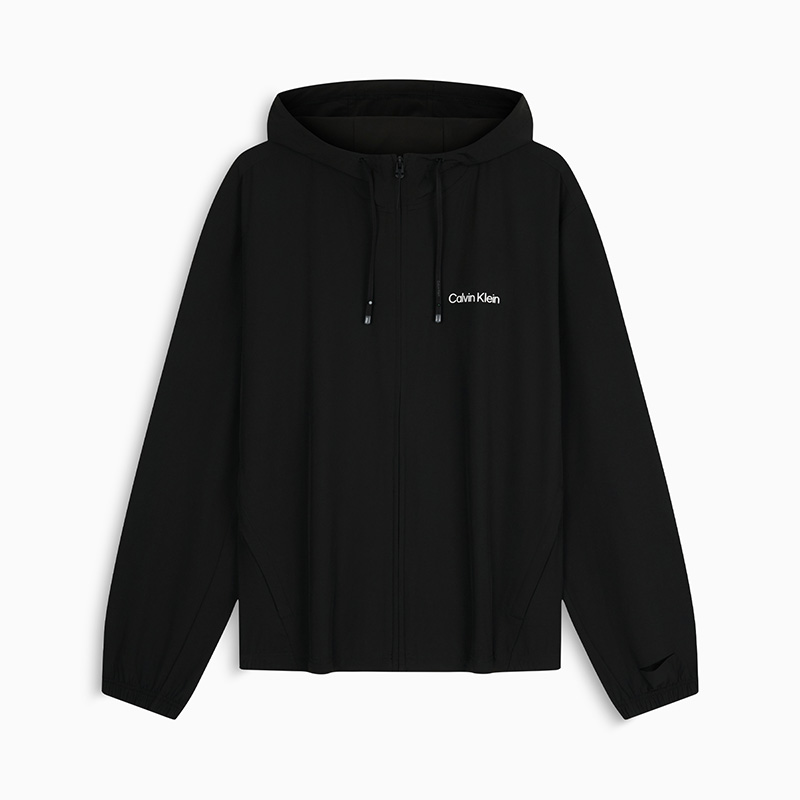 Calvin Klein Толстовка мужская UB1 Space Black с капюшоном, умеренный крой — фото 3