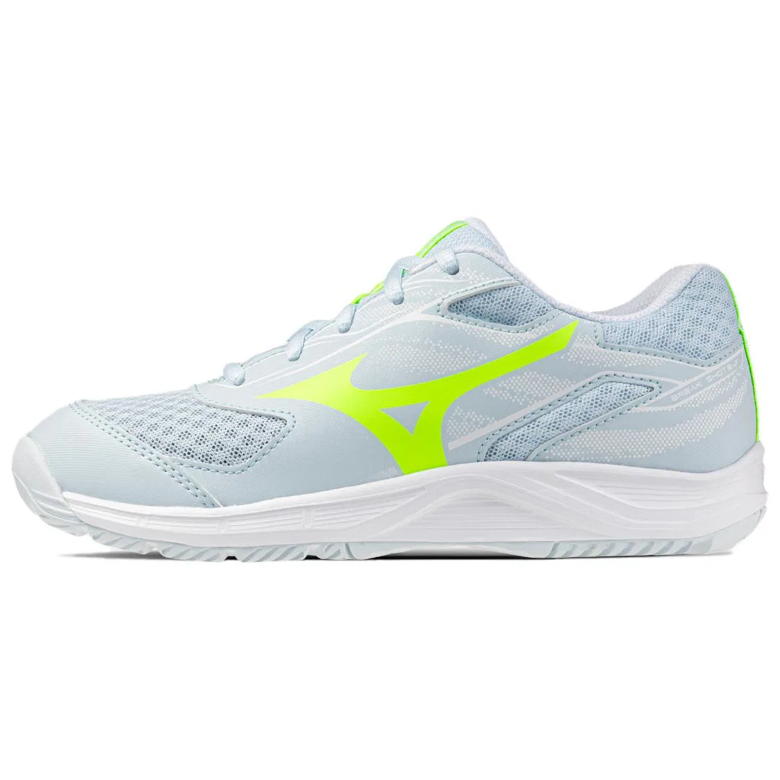 Кроссовки теннисные Mizuno Break Shot 5 Jr. AC Aqua Blue/Yellow