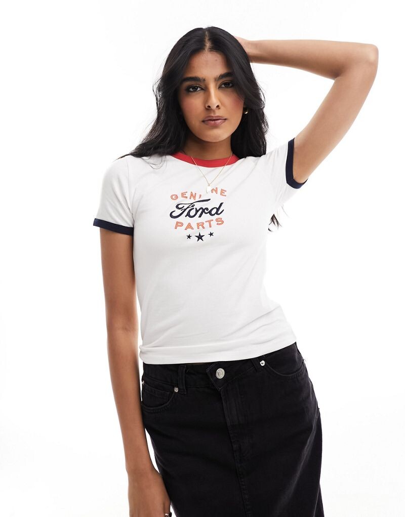 

Cotton On — длинная футболка с винтажной графикой Ford Cotton:On