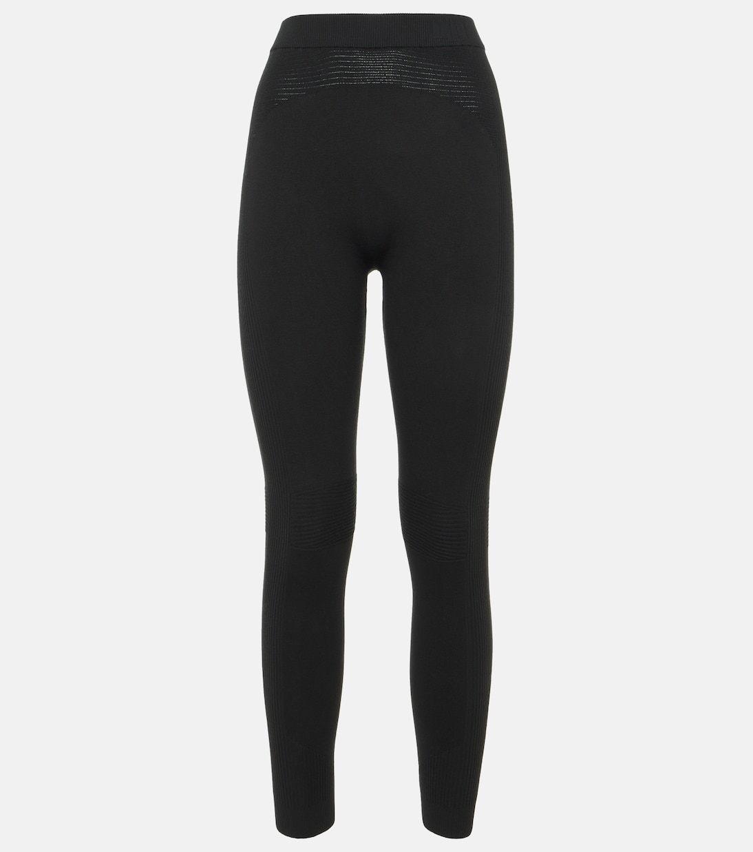 

Леггинсы из смесового шелка в рубчик Loro Piana, Black Sand