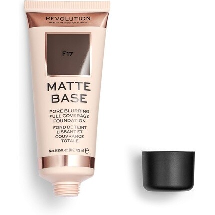 

Матовая основа Makeup Revolution Matte Base F17, 28 мл, Revolution Beauty