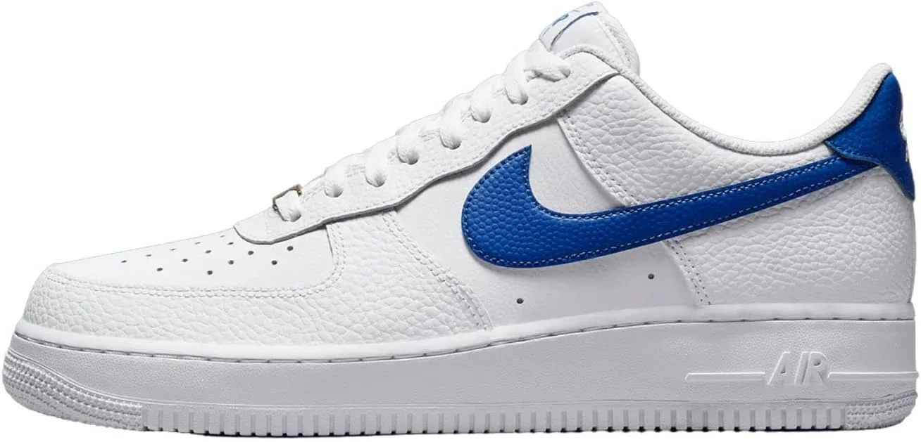 Кроссовки Nike Air Force 1 '07, мужские, белый/синий