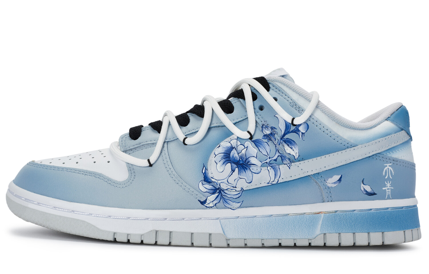 

Кроссовки Nike Dunk Skateboarding Shoes Men Low-top White, синий/белый