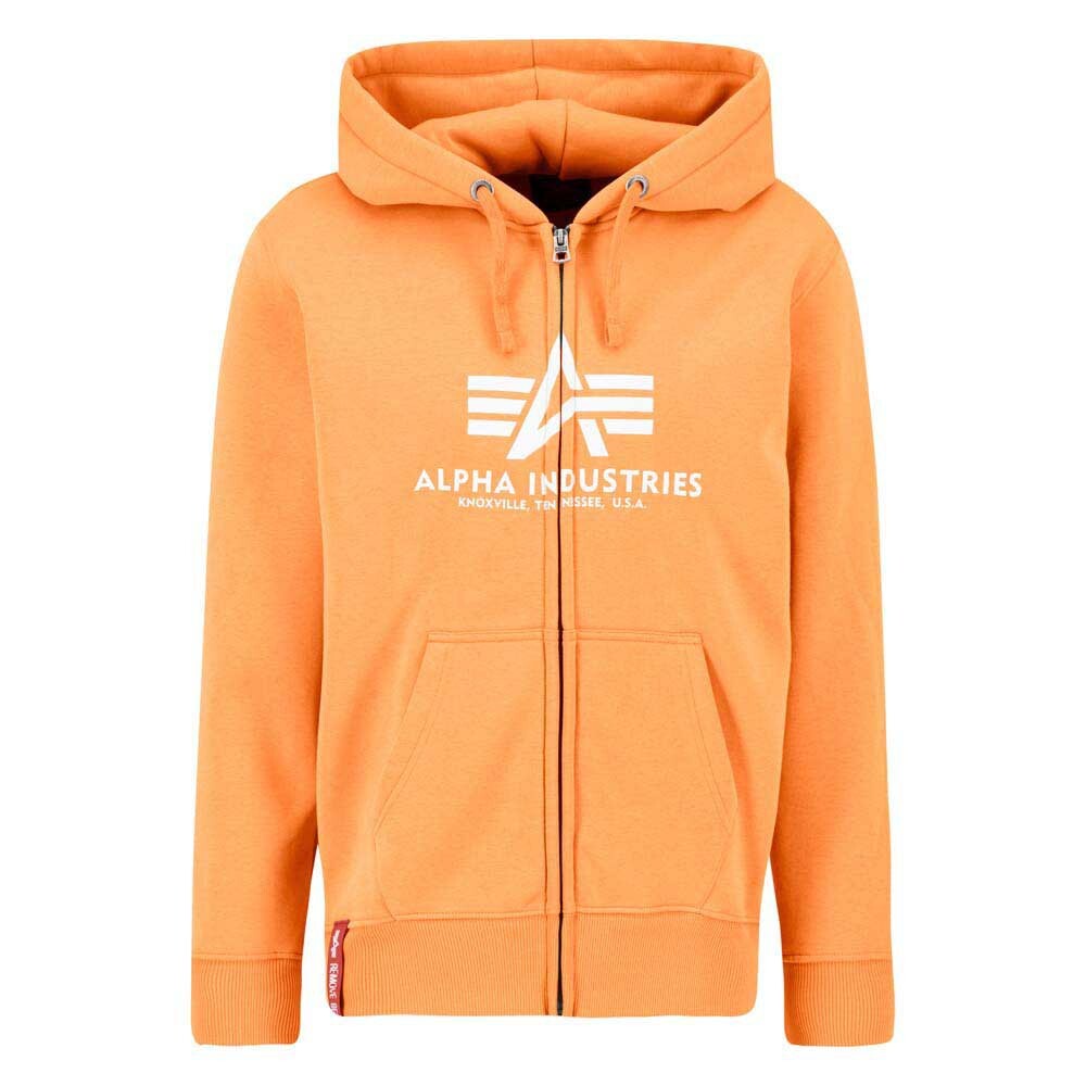 

Толстовка Alpha Industries Basic Full Zip, оранжевый