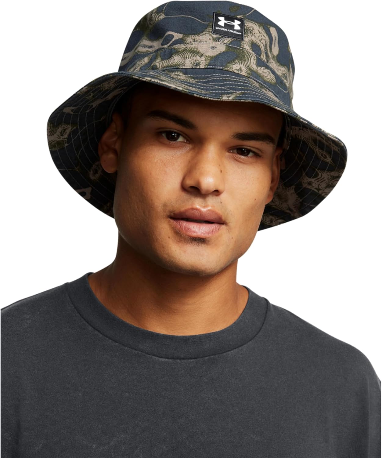 

Мужская фирменная панама Under Armour, (203) Timberwolf Taupe/White