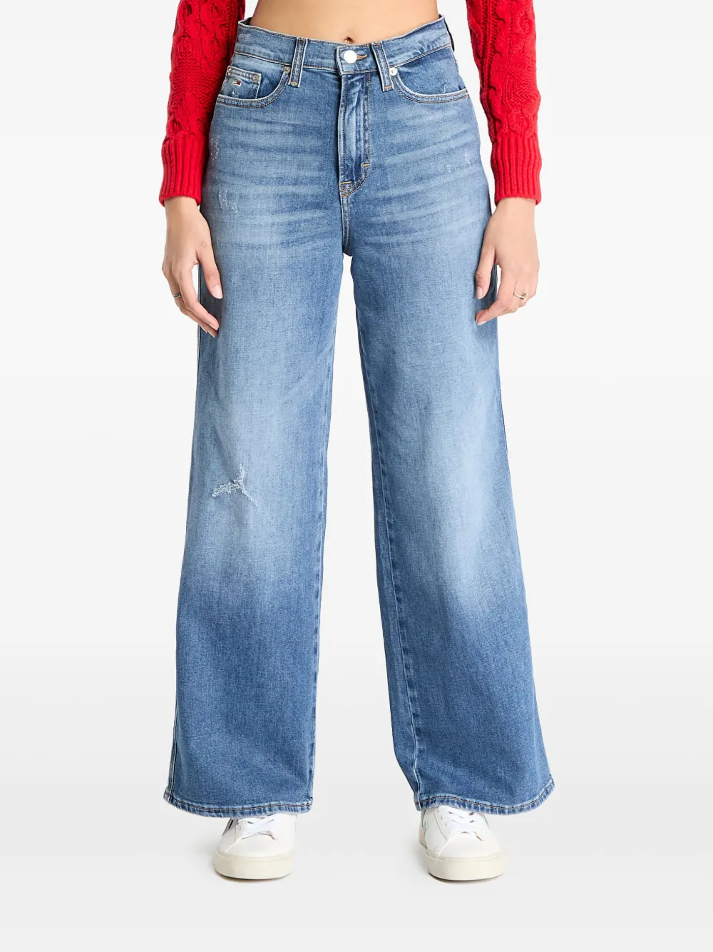 

Широкие джинсы Claire с завышенной талией Tommy Jeans, синий