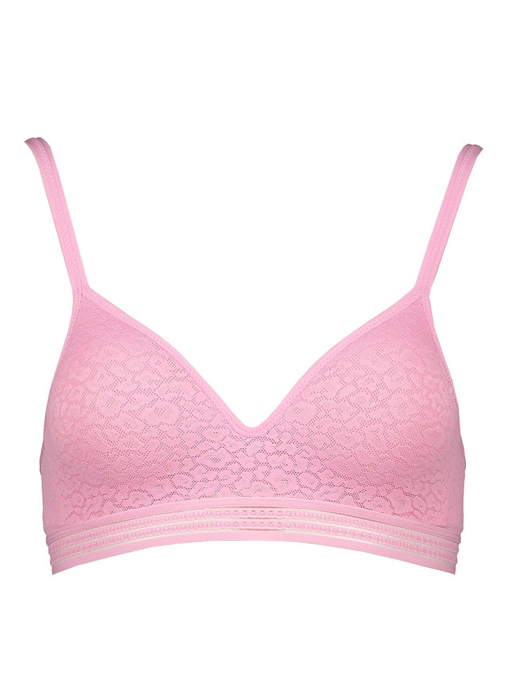 

LASCANA Бюстгальтер без косточек розового цвета