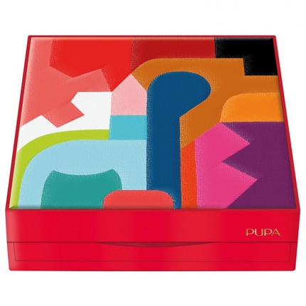 

Pupa Pupart M Red — яркая палетка для макияжа Pupa Milano