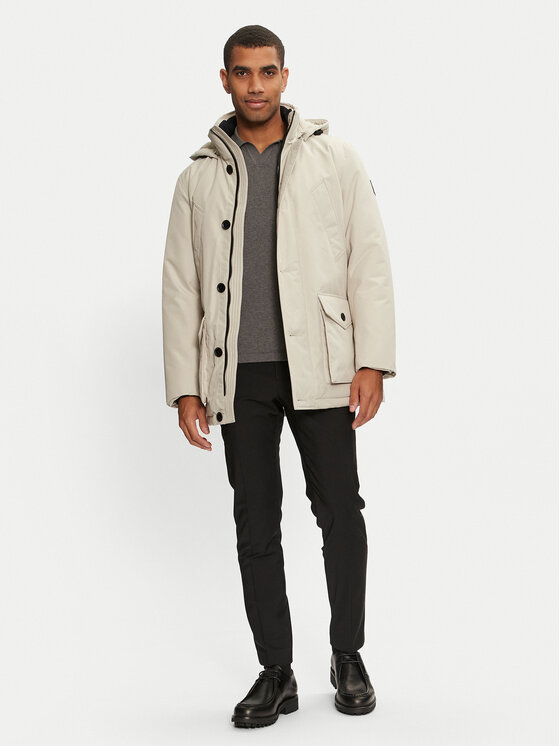 Зимняя куртка regular fit Osiass 50499551 Boss, бежевый — фото 2