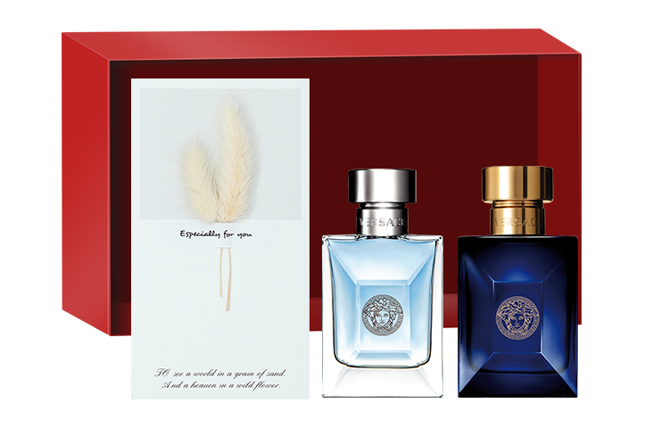 

VERSACE Набор пробников туалетной воды glamor blue red men's, два флакона по 5 мл