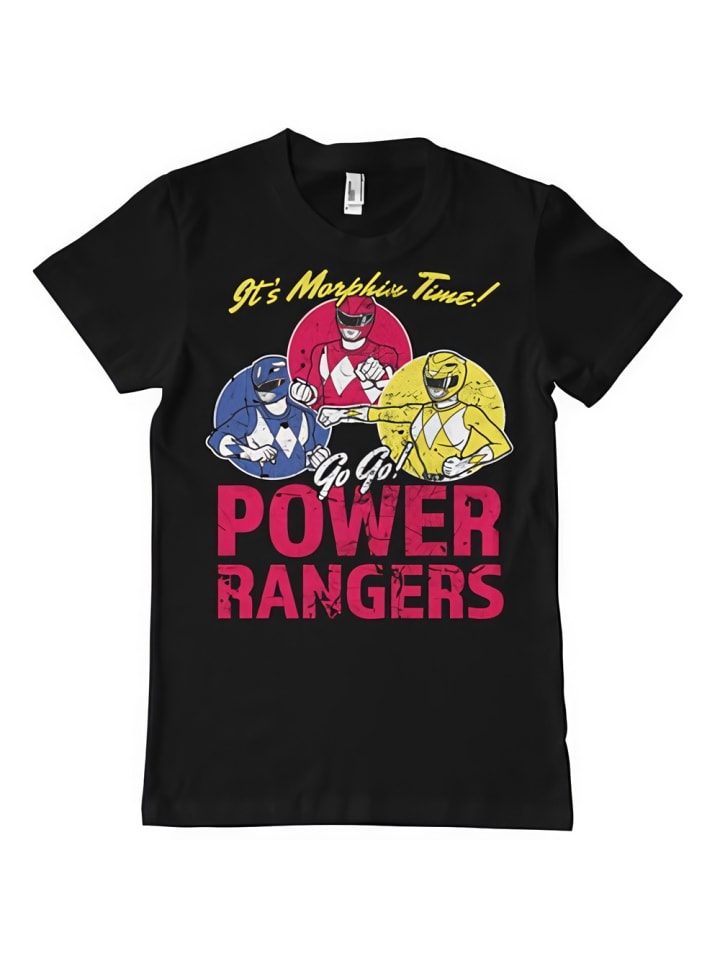 

Футболка It'S Morphin Time T-Shirt черного цвета Power Rangers, Черный, Футболка It'S Morphin Time T-Shirt черного цвета Power Rangers