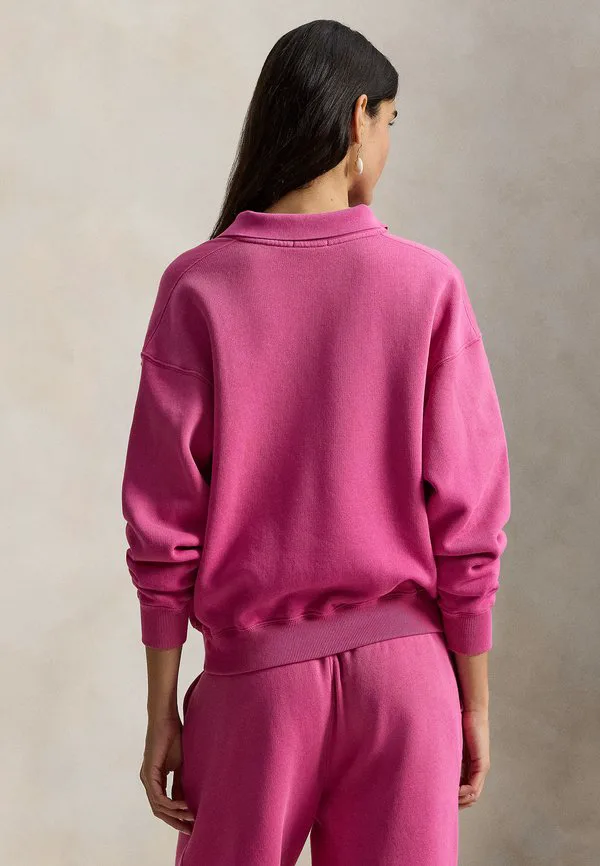 Толстовка с воротником-стойкой Polo Ralph Lauren, Accent Pink — фото 3