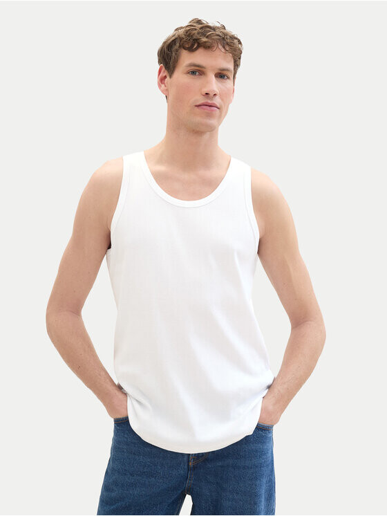 

Майка стандартного кроя Tom Tailor Denim, белый