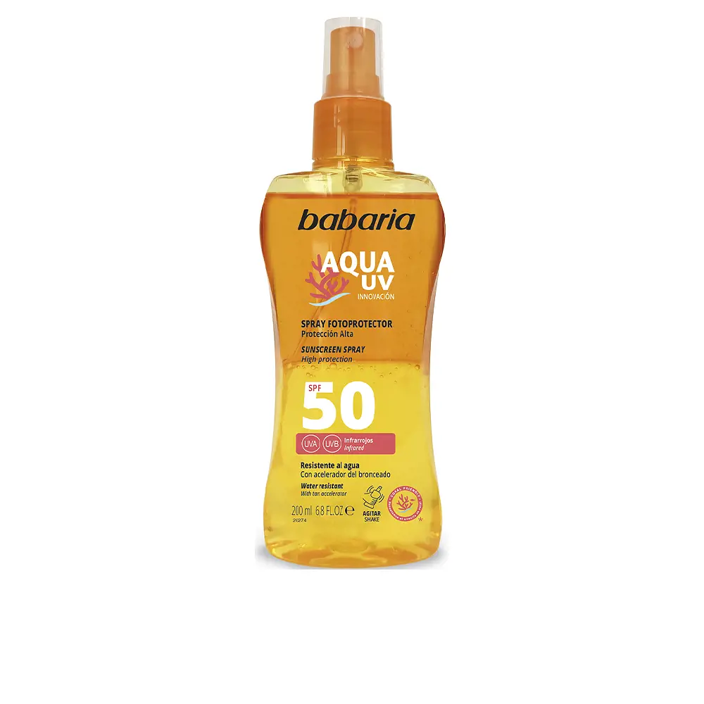

Солнцезащитный крем Solar Aqua Uv Spf50 Bifásico Babaria, 200 мл