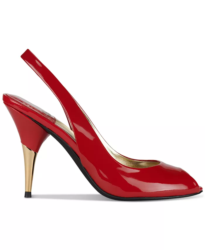 Туфли Charis с открытым мысом и ремешком на щиколотке Jeffrey Campbell, красный — фото 2